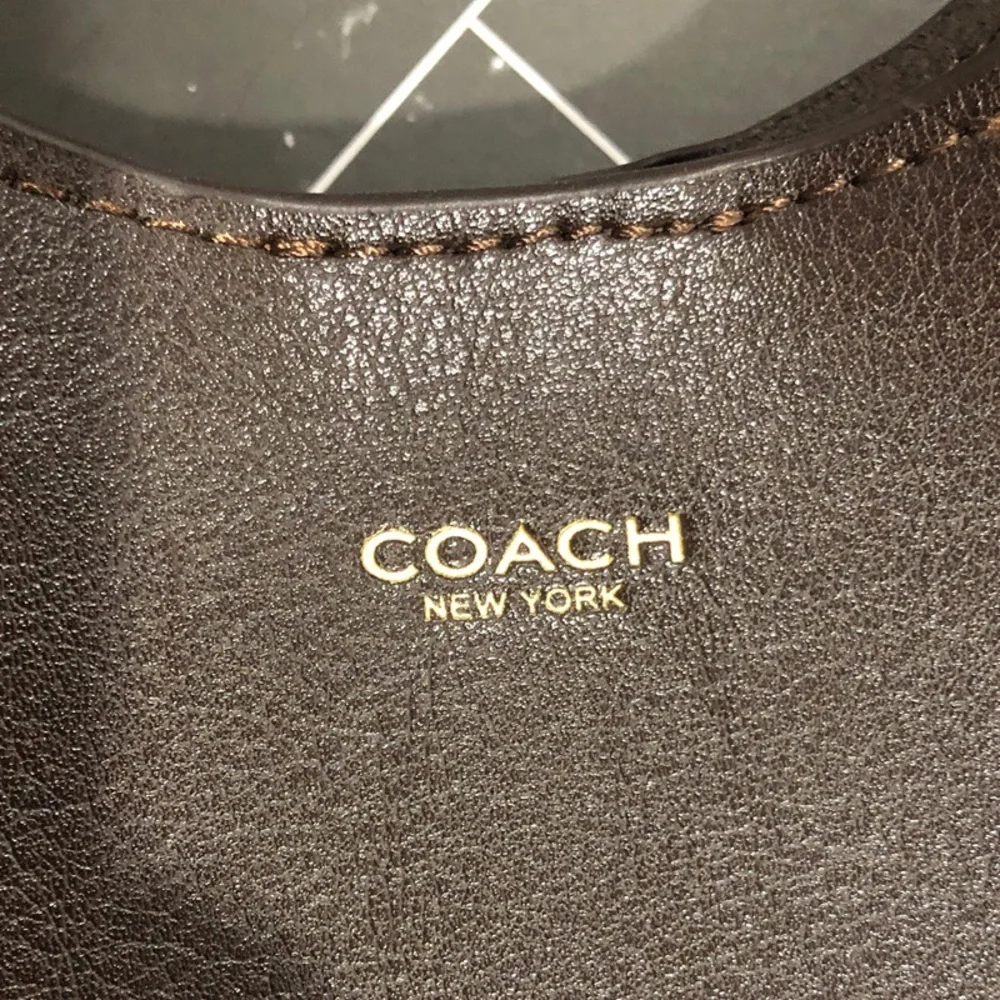 COACH Maple Leather Shoulder Bag